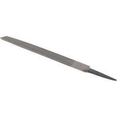 Value Collection - 8" Long, Smooth Cut, Half Round American-Pattern File - Double Cut, 7/32" Overall Thickness - A1 Tooling