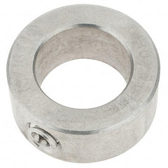 Import - 13/16" Bore, Stainless Steel, Set Screw Shaft Collar - 1-5/16" Outside Diam, 9/16" Wide - A1 Tooling