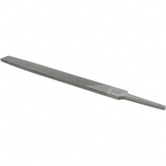 Value Collection - 8" Long, Smooth Cut, Flat American-Pattern File - Double Cut, 7/32" Overall Thickness - A1 Tooling