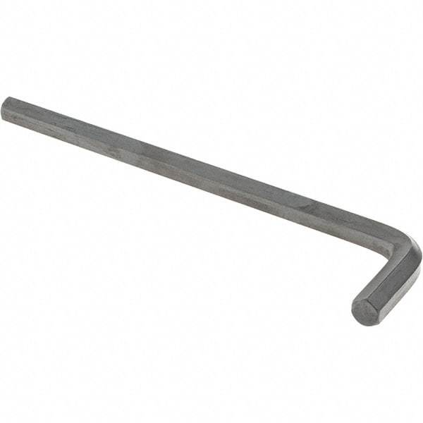 Value Collection - 3/8" Hex, Long Arm, Hex Key - 6-21/32" OAL, Alloy Steel, Inch System of Measurement - A1 Tooling