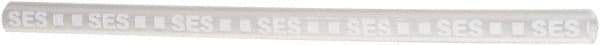 Value Collection - 6" Long, 4:1, Polyolefin Heat Shrink Electrical Tubing - Clear, White - A1 Tooling