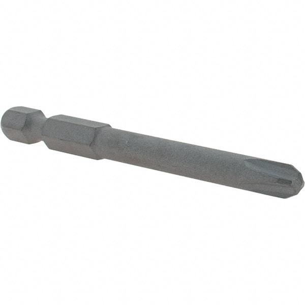 VEGA Industries - #3 Phillips Screwdriver Bit - 1/4" Drive, 2-3/4" OAL - A1 Tooling