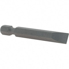 VEGA Industries - 0.275" Slotted Screwdriver Bit - 1/4" Hex Drive, 1-15/16" OAL - A1 Tooling