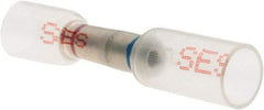 Value Collection - 22 to 18 AWG Compatible, Polyolefin Fully Insulated, Crimp-On Butt Splice Terminal - Clear & Red - A1 Tooling