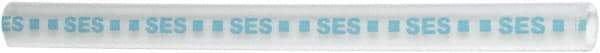 Value Collection - 6" Long, 4:1, Polyolefin Heat Shrink Electrical Tubing - Clear, Blue - A1 Tooling