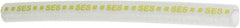 Value Collection - 6" Long, 4:1, Polyolefin Heat Shrink Electrical Tubing - Clear, Yellow - A1 Tooling