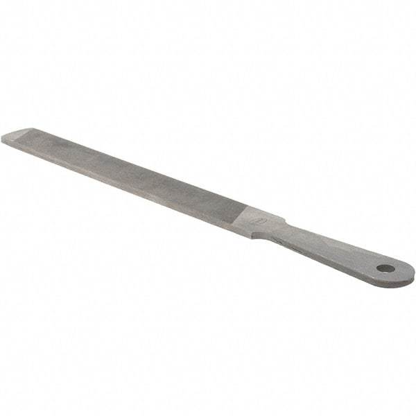 Value Collection - 10" Long, Flat American-Pattern File - Single, Double Cut, 3/16" Overall Thickness - A1 Tooling