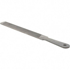 Value Collection - 10" Long, Flat American-Pattern File - Single, Double Cut, 3/16" Overall Thickness - A1 Tooling