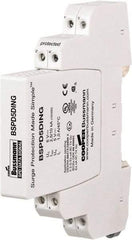 Cooper Bussmann - 4 Pole, 1 Phase, 90mm Long x 12mm Wide x 71.99mm Deep, Hardwired Surge Protector - DIN Rail Mount, 24 V, 23.30 VAC, 33 VDC Operating Voltage, 20 kA Surge Protection - A1 Tooling