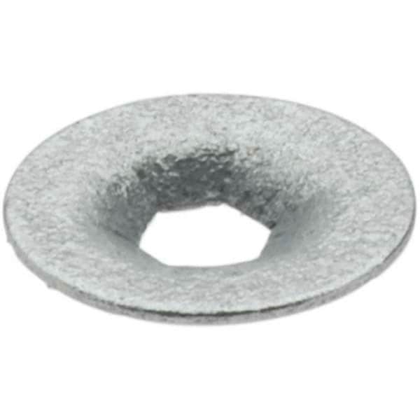 Value Collection - 3/8" OD, Spring Steel Push Nut - Zinc-Plated, 1/8" Shaft Diam - A1 Tooling