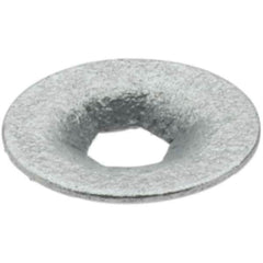 Value Collection - 3/8" OD, Spring Steel Push Nut - Zinc-Plated, 1/8" Shaft Diam - A1 Tooling