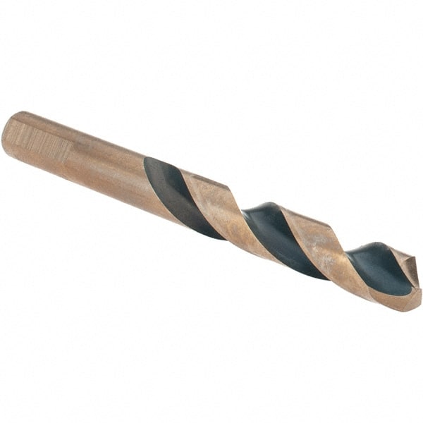 Made in USA - 13/32" High Speed Steel, 135° Point, Round with Flats Shank Maintenance Drill Bit - A1 Tooling