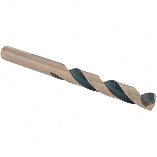 Made in USA - 21/64" High Speed Steel, 135° Point, Round with Flats Shank Maintenance Drill Bit - A1 Tooling