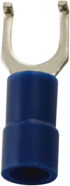 Value Collection - #10 Stud, 16 to 14 AWG Compatible, Partially Insulated, Flanged Fork Terminal - A1 Tooling