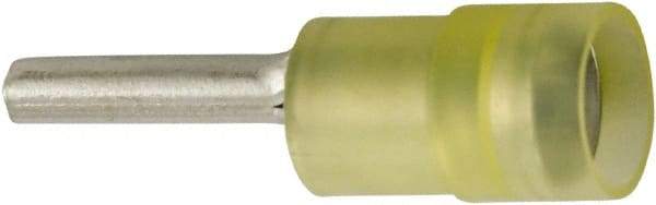 Value Collection - 12 to 10 AWG, Nylon, Partially Insulated, Male Wire Disconnect - 0.11" Wide Tab, Yellow, cUL Listed, RoHS Compliant, UL Listed - A1 Tooling