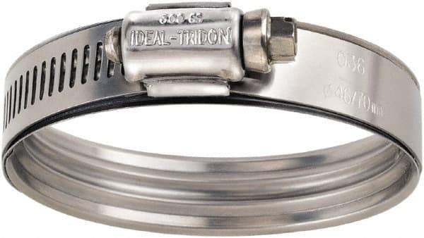 IDEAL TRIDON - 2-1/8" Hose, 9/16" Wide, Constant Torque Clamp - 1-11/16 to 2-9/16" Diam, Stainless Steel - A1 Tooling