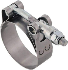 IDEAL TRIDON - 5-1/2 to 5.81" Hose, 3/4" Wide, T-Bolt Hose Clamp - 5-1/2 to 5.81" Diam, Stainless Steel - A1 Tooling