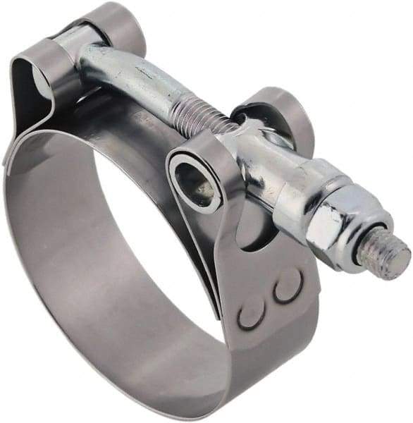 IDEAL TRIDON - 8 to 8.31" Hose, 3/4" Wide, T-Bolt Hose Clamp - 8 to 8.31" Diam, Stainless Steel - A1 Tooling