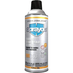 Sprayon - 15.25 Ounce Aerosol Can, White, Mold Cleaner - d-Limonene Composition - A1 Tooling