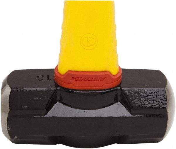 Stanley - 10 Lb Head, 35-1/4" Long Sledge Hammer - Steel Head, 40" Fiberglass Handle - A1 Tooling