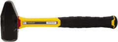 Stanley - 4 Lb Head, 14" Long Blacksmith Sledge Hammer - Steel Head, Fiberglass Handle - A1 Tooling