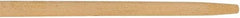 Rubbermaid - 60 x 1-1/8" Wood Handle for Push Brooms - Tapered Connection, Tan - A1 Tooling