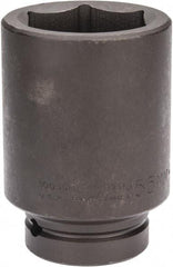 Proto - 1" Drive 55mm Deep Impact Socket - 6 Points, 4-1/2" OAL - A1 Tooling