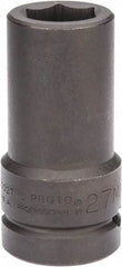 Proto - 1" Drive 27mm Deep Impact Socket - 6 Points, 4" OAL - A1 Tooling