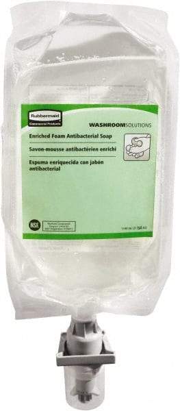 Rubbermaid - 1,100 mL Dispenser Refill Foam Soap - Clear, Fragrance Free Scent - A1 Tooling