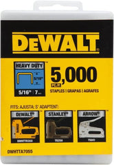 DeWALT - 1/2" Wide Steel Heavy Duty Staples - 15/32" Leg Length - A1 Tooling