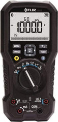 FLIR - DM93-NIST, CAT IV, 1,000 VAC/VDC, Digital Wireless Multimeter - 40 mOhm, Measures Voltage, Capacitance, Current, Frequency, Resistance, Temperature - A1 Tooling