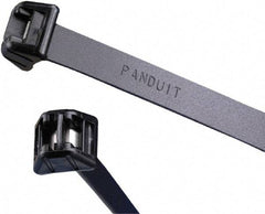 Panduit - 27" Long Black Acetal Standard Cable Tie - 250 Lb Tensile Strength, 1.5mm Thick, 203.2mm Max Bundle Diam - A1 Tooling