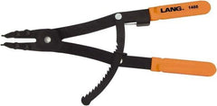 Lang - 3-1/16 to 6-1/4" Ring, Internal Retaining Ring Pliers - 3-1/16" Min Ring Size x 6-1/4" Max Ring Size - A1 Tooling