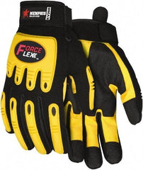 MCR Safety - Size XL Synthetic Blend General Protection Work Gloves - For General Purpose, Uncoated, Knit Wrist Cuff, Black, Paired - A1 Tooling