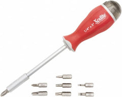 Xcelite - 8-in-1 Bit Screwdriver - Slotted, Phillips, Torx, Ergonomic - A1 Tooling