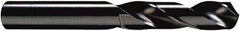 Hertel - 53/64" 118° Spiral Flute High Speed Steel Screw Machine Drill Bit - Oxide Finish, Right Hand Cut, 3-1/2" Flute Length, 5-3/8" OAL, Standard Point, Straight Shank - A1 Tooling