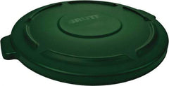 Rubbermaid - Round Lid for Use with 10 Gal Round Trash Cans - Green, Polyethylene, For Brute Trash Cans - A1 Tooling