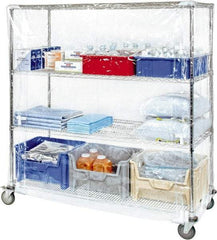 Quantum Storage - 18" Wide, 63" High, Open Shelving Accessory/Component - Vinyl, 72" Long, Use with Wire Shelving Units (WR Series) - A1 Tooling