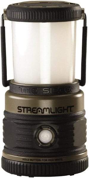 Streamlight - 4 White, 1 Red LED Bulb, Spotlight/Lantern Flashlight - Coyote Tan Plastic Body, 3 D Alkaline Batteries Included - A1 Tooling