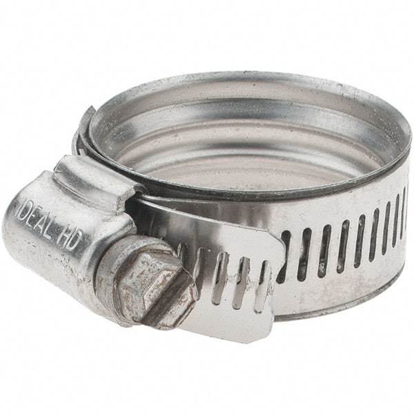 IDEAL TRIDON - SAE Size 20, 26 to 40mm Diam, Stainless Steel 360° Worm Drive Clamp - A1 Tooling