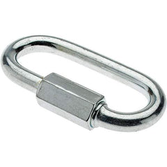 Value Collection - Zinc Steel Quick Link - 1/4" Diameter, 880 Lb Load Limit - A1 Tooling