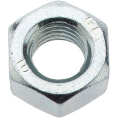 Value Collection - M10x1.50 Metric Coarse Steel Right Hand Hex Nut - 16mm Across Flats, 8.4mm High, Zinc-Plated Finish - A1 Tooling