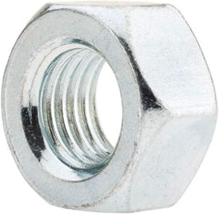 Value Collection - M12x1.50 Metric Fine Steel Right Hand Hex Nut - 19mm Across Flats, 10mm High, Zinc-Plated Finish - A1 Tooling