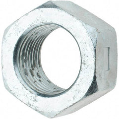 Value Collection - 3/4-16 UNF Grade 2 Two Way Lock Nut with Distorted Thread - 1-1/8" Width Across Flats, 41/64" High, Zinc-Plated Finish - A1 Tooling