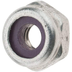 Value Collection - #8-32 UNC 18-8 Hex Lock Nut with Nylon Insert - 11/32" Width Across Flats, 3/16" High, Uncoated - A1 Tooling