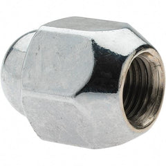 Value Collection - M12-1.25 Chrome Finish Wheel Nut - 21mm Hex, 29mm Overall Length, 60° Seat Angle - A1 Tooling