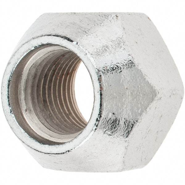 Value Collection - M12-1.25 Chrome Finish Wheel Nut - 21mm Hex, 16mm Overall Length, 60° Seat Angle - A1 Tooling