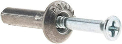 Powers Fasteners - 1/4" Diam, 1/4" Drill, 1" OAL, Hammer Drive Concrete Anchor - Zamac Alloy, Zinc-Plated Finish, Mushroom Head - A1 Tooling