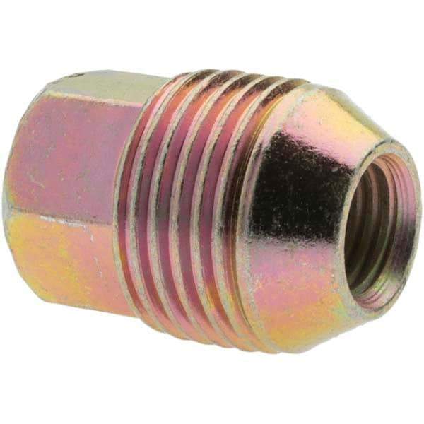 Value Collection - M12-1.5 Zinc Finish External Thread Wheel Nut - 19mm Hex, 31mm Overall Length, 60° Seat Angle - A1 Tooling