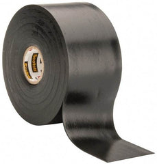 3M - 2" x 30', Black Rubber Electrical Tape - Series 130C, 30 mil Thick, 750 V/mil Dielectric Strength, 7.5 Lb./Inch Tensile Strength - A1 Tooling